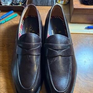 Burberry Dark Brown Leather Loafers